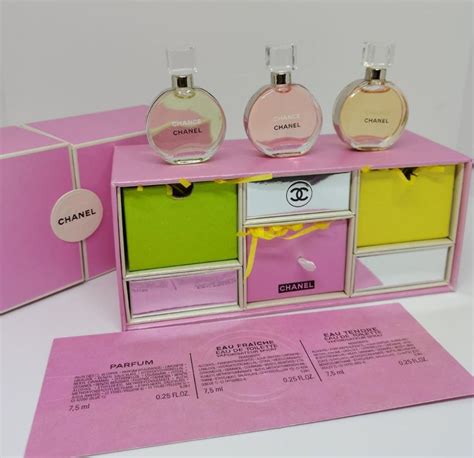 coffret chanel chance|chanel fragrance set.